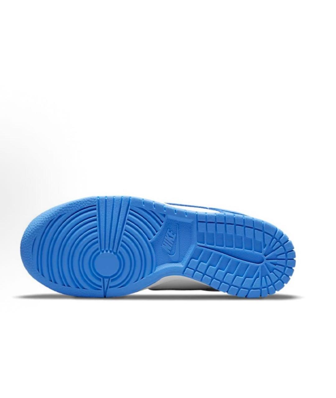 NIKE Голубые кожаные кроссовки, фото 6