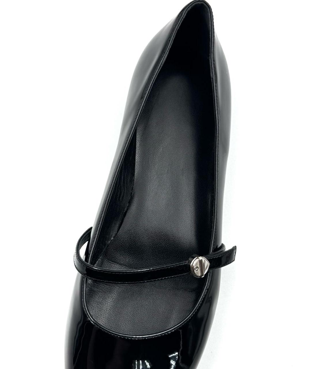 LOUIS VUITTON Черные балетки, фото 6