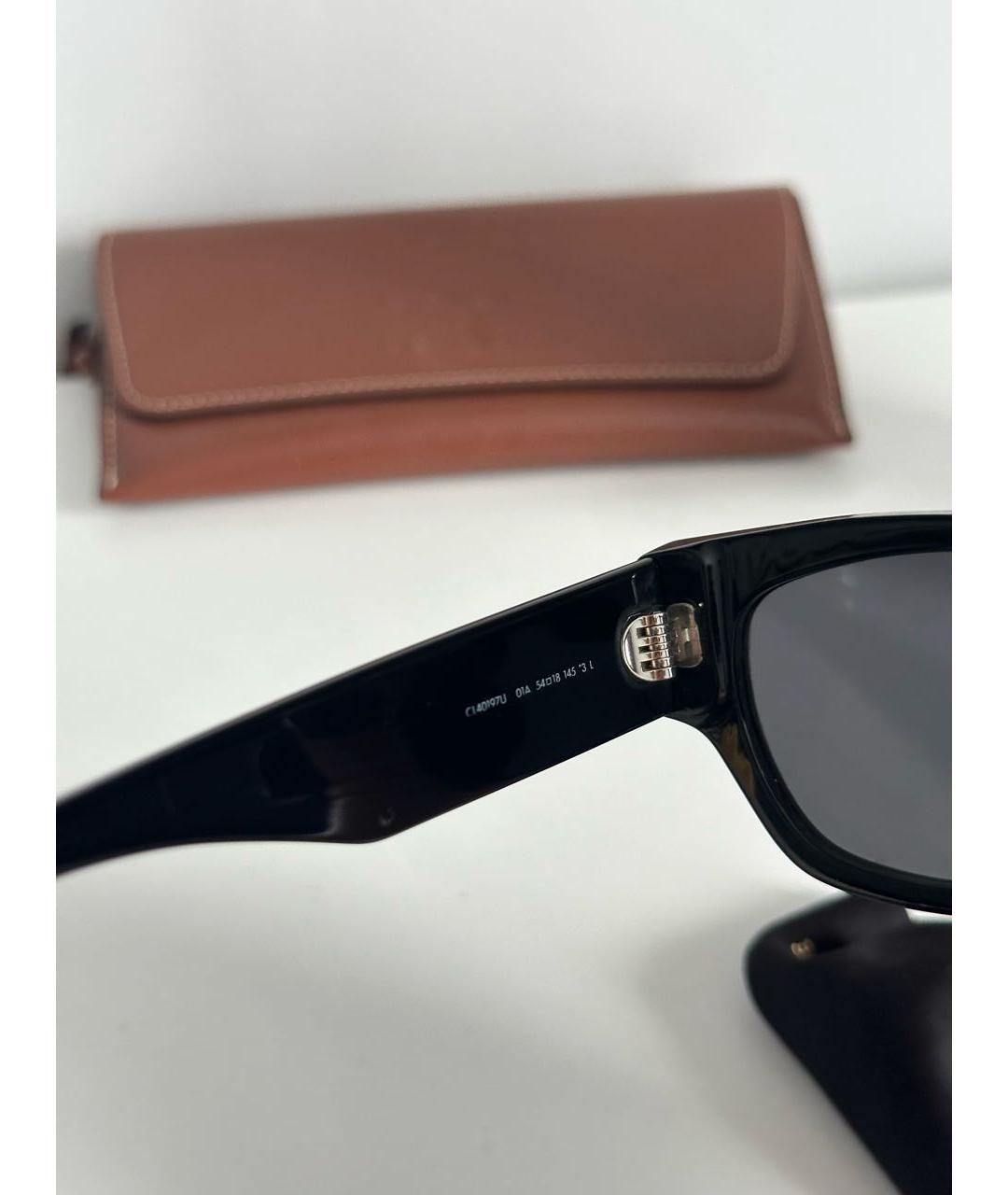 CELINE Черные пластиковые солнцезащитные очки, фото 5