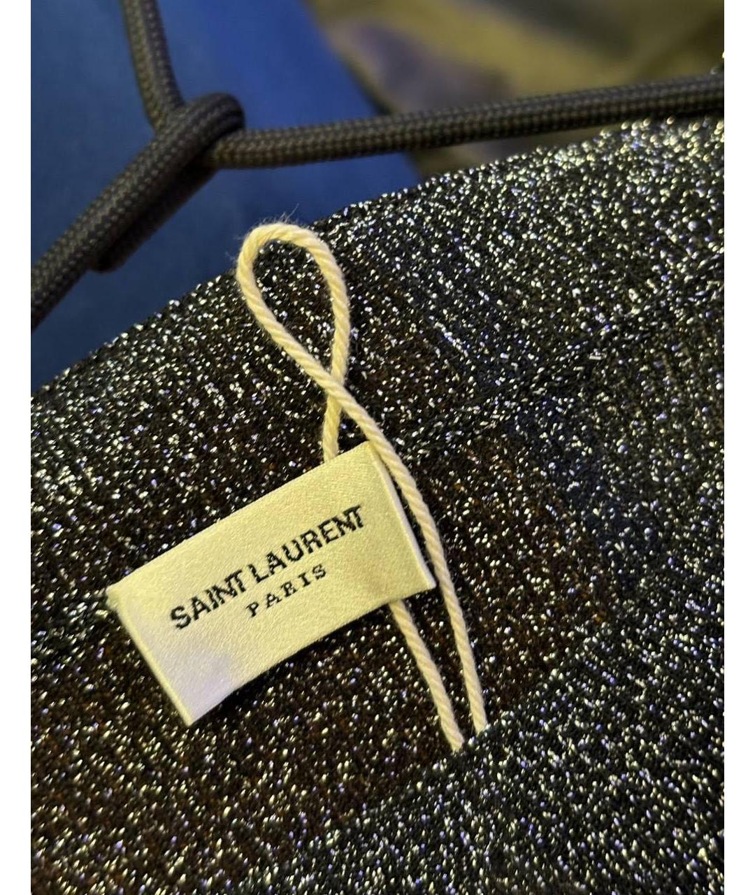 SAINT LAURENT Черный джемпер / свитер, фото 3