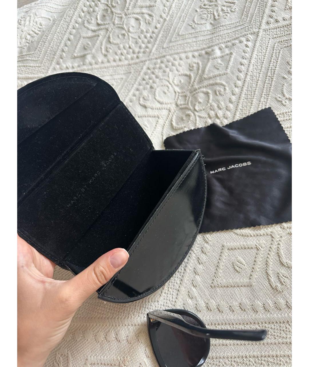 MARC JACOBS Черные пластиковые солнцезащитные очки, фото 6