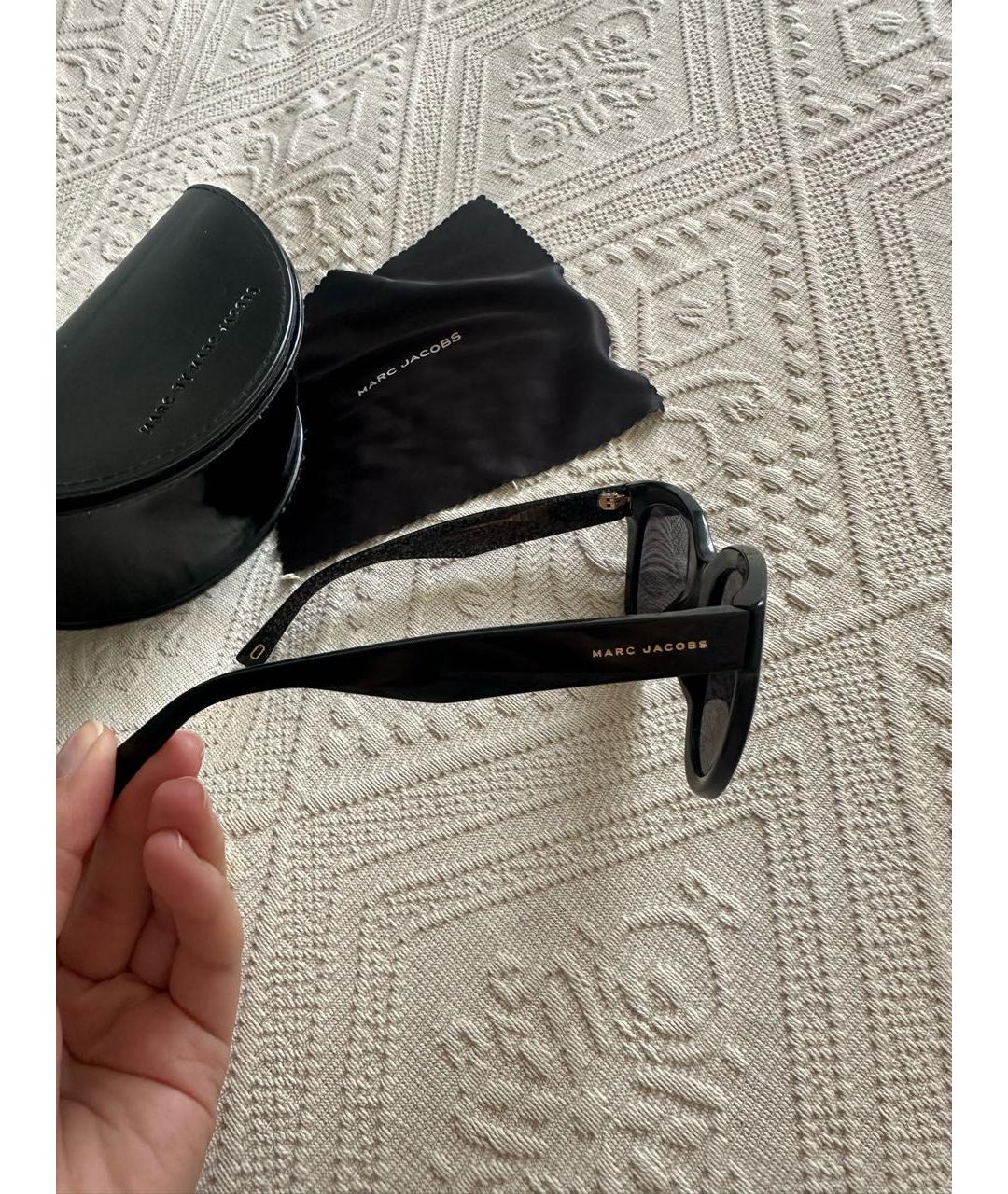 MARC JACOBS Черные пластиковые солнцезащитные очки, фото 3