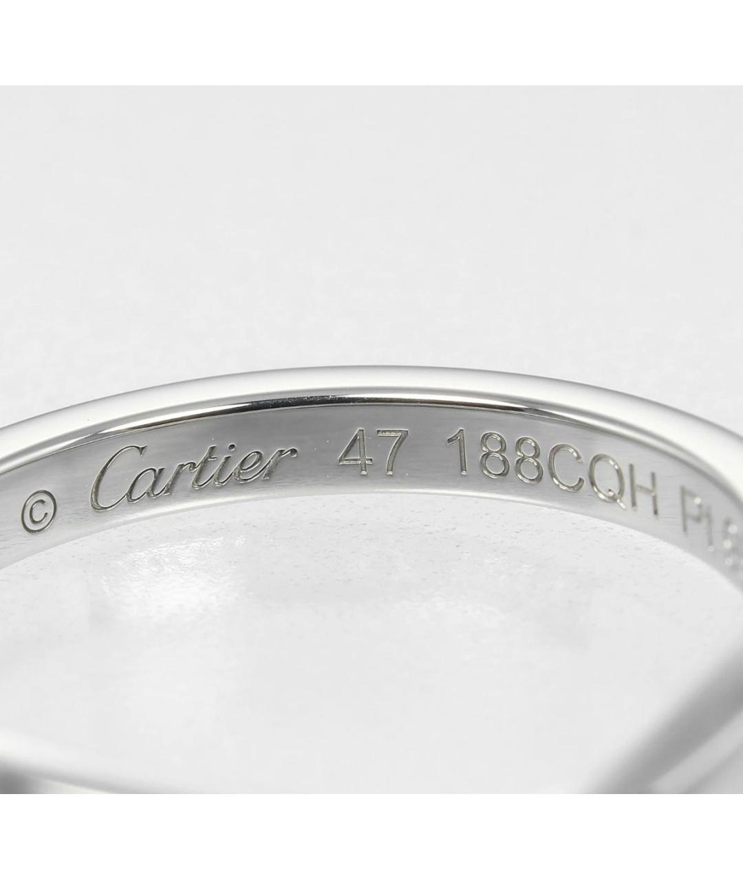 CARTIER Белое платиновое кольцо, фото 3