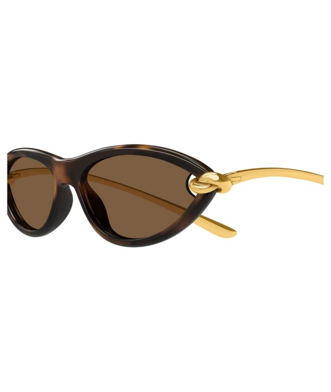BOTTEGA VENETA Мульти металлические солнцезащитные очки, фото 3