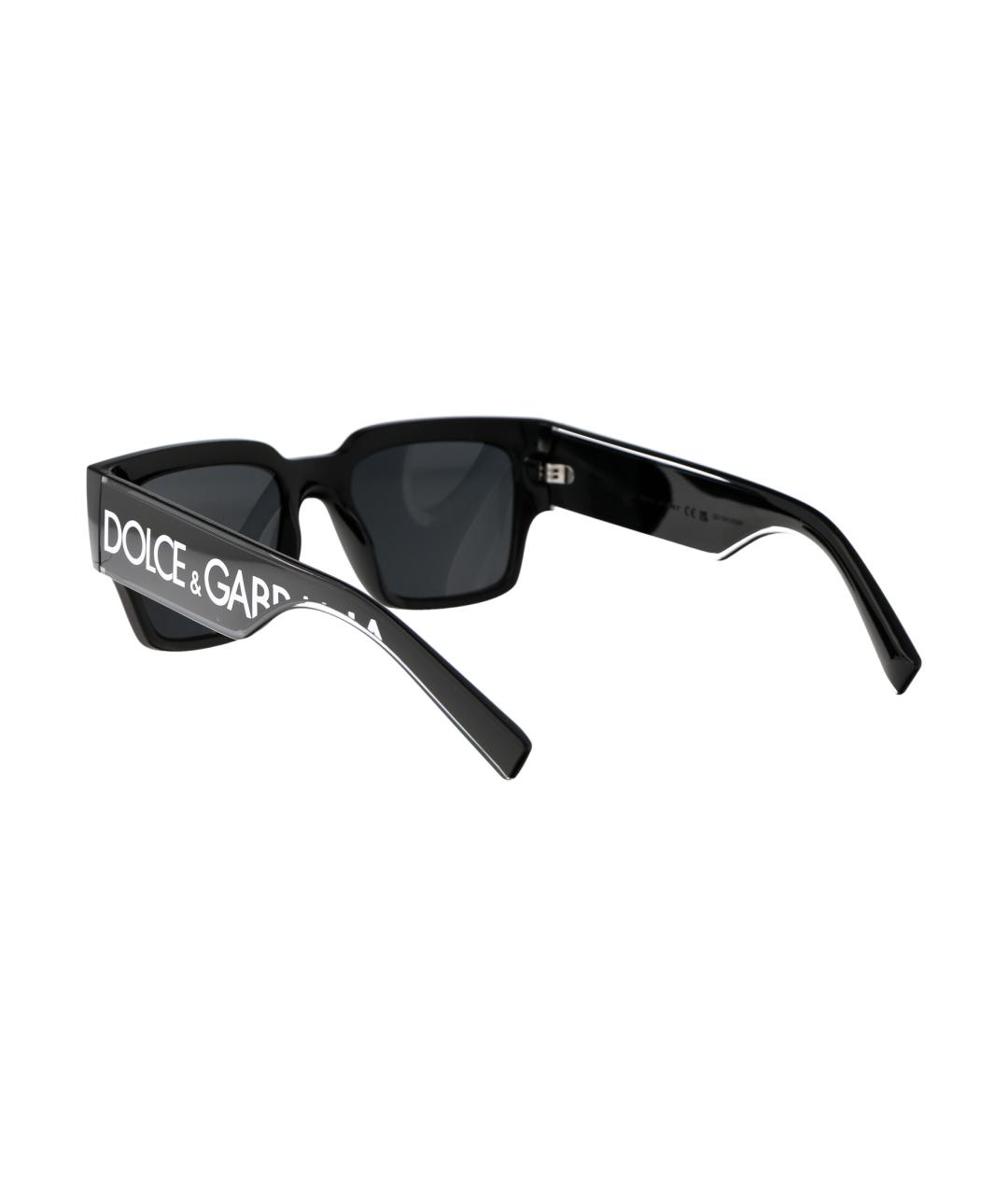 DOLCE&GABBANA Черные солнцезащитные очки, фото 4