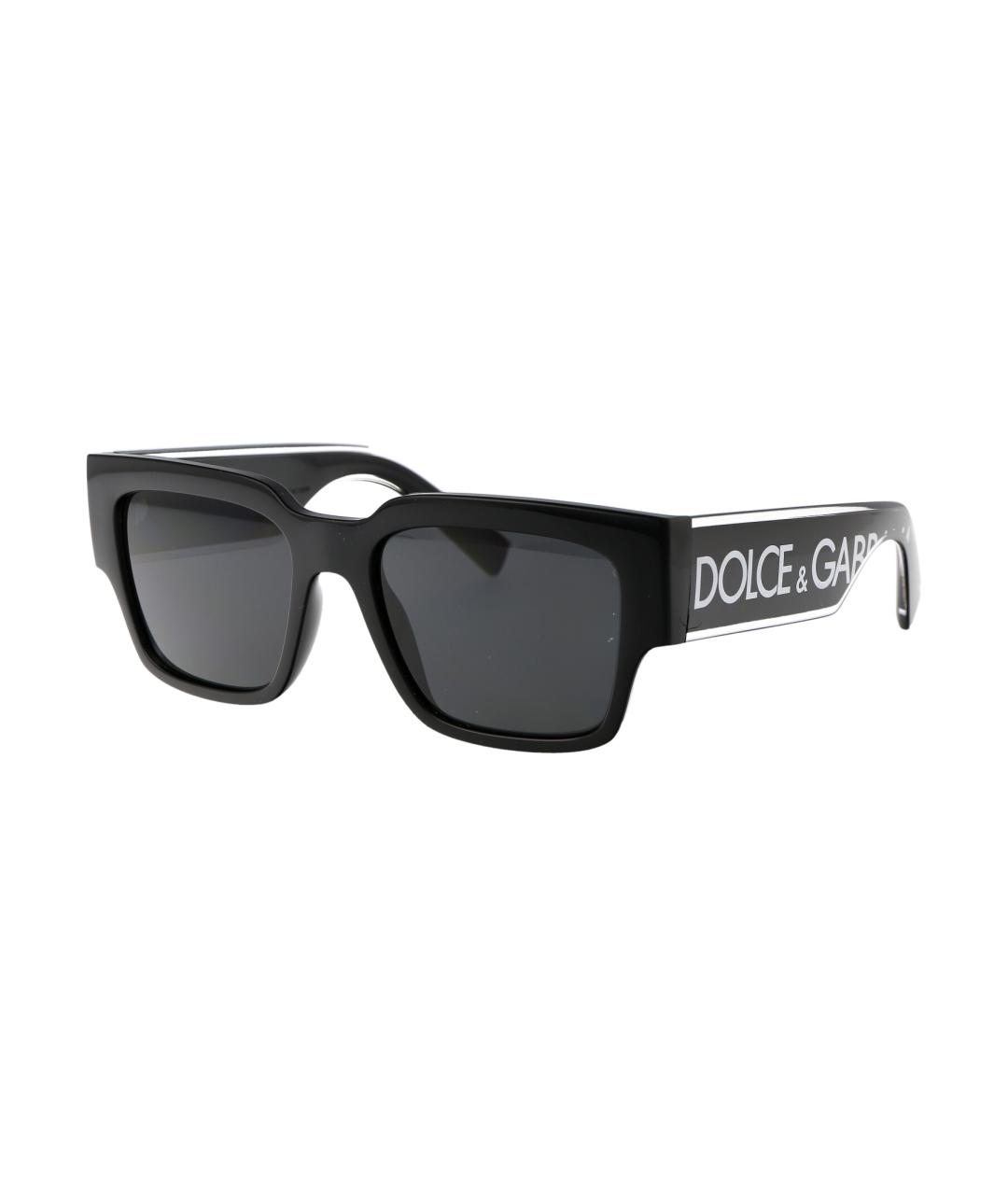 DOLCE&GABBANA Черные солнцезащитные очки, фото 2