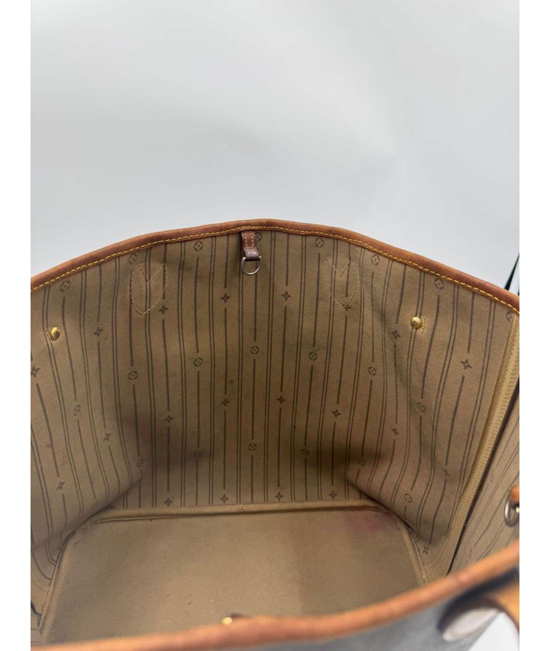 LOUIS VUITTON Коричневая сумка тоут, фото 8