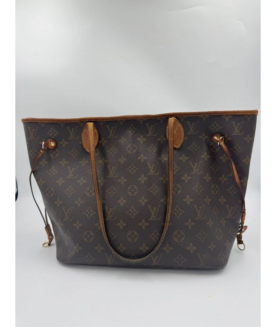 LOUIS VUITTON Коричневая сумка тоут, фото 9