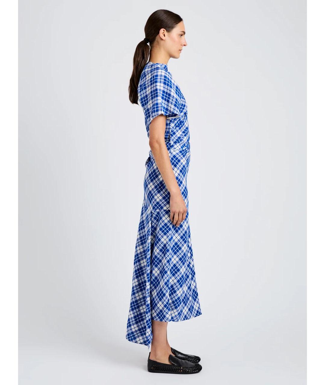 PROENZA SCHOULER Синее вискозное платье, фото 3