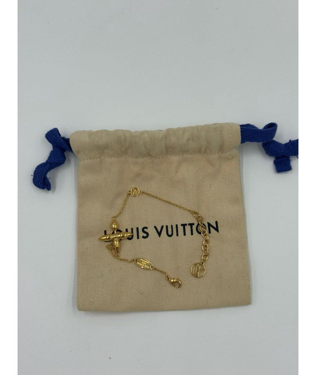 LOUIS VUITTON Золотой браслет, фото 3