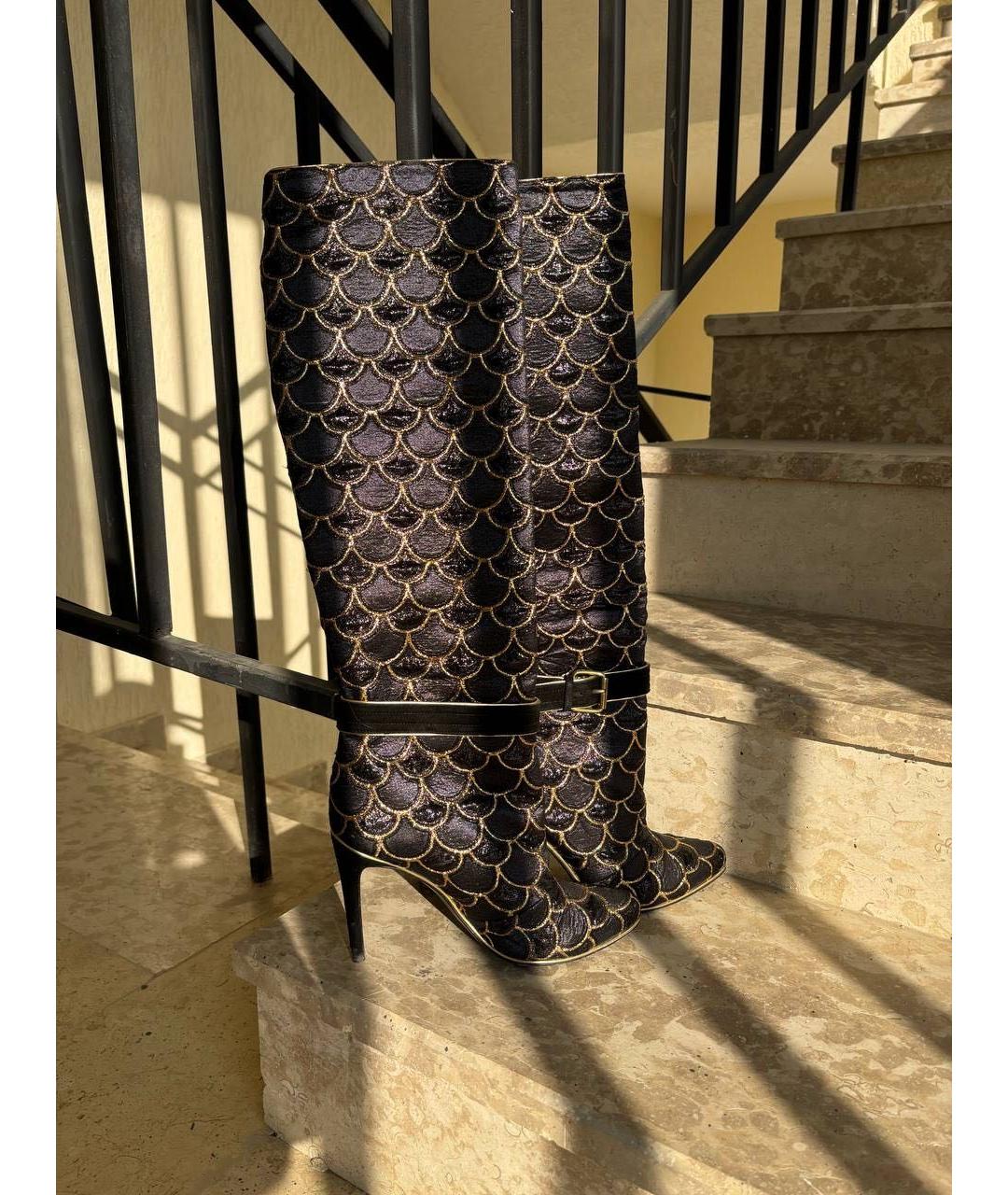 BALMAIN Мульти текстильные сапоги, фото 8
