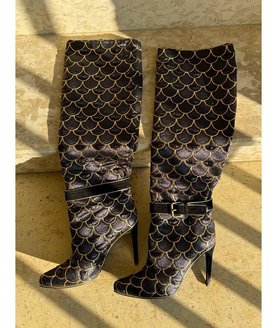 BALMAIN Мульти текстильные сапоги, фото 6