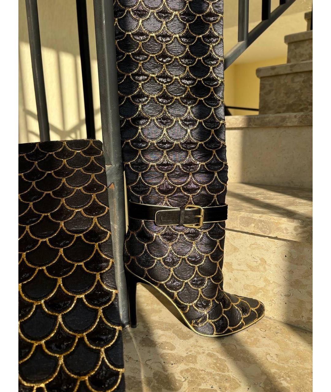 BALMAIN Мульти текстильные сапоги, фото 2