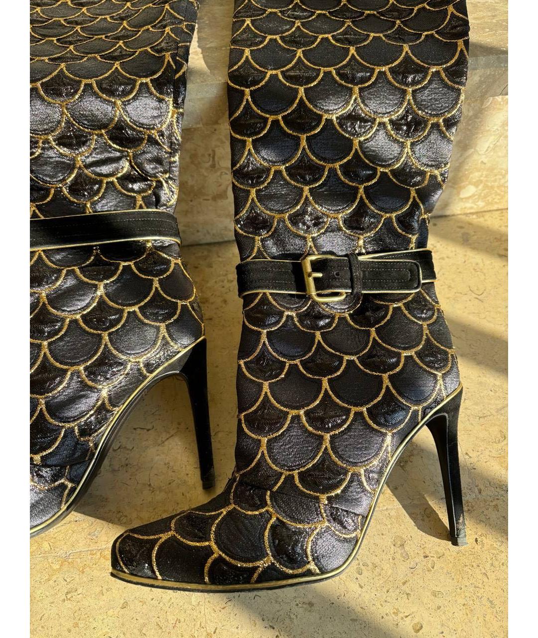 BALMAIN Мульти текстильные сапоги, фото 5