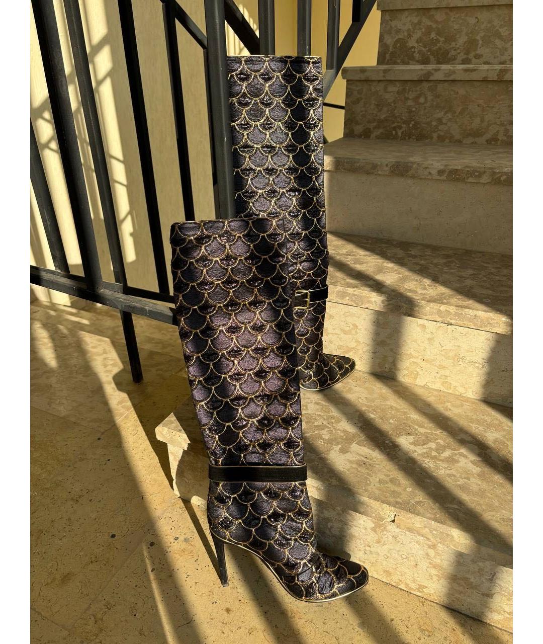 BALMAIN Мульти текстильные сапоги, фото 3