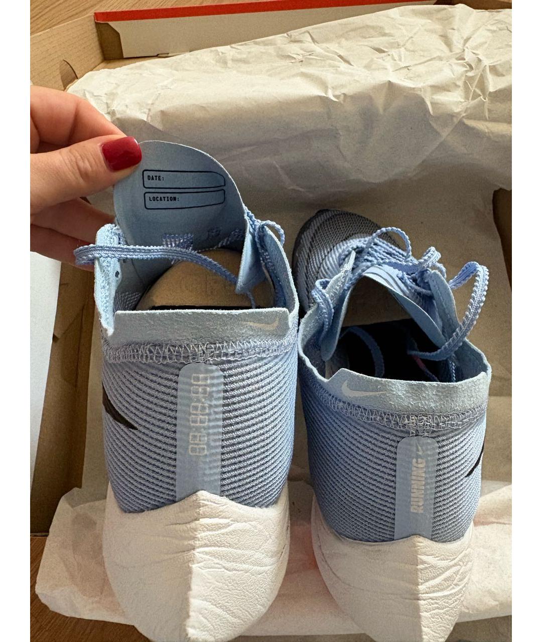 NIKE Голубые низкие кроссовки / кеды, фото 6