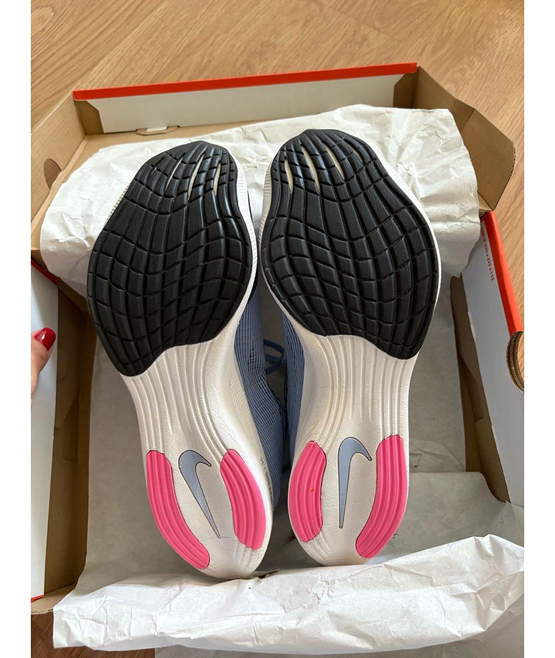 NIKE Голубые низкие кроссовки / кеды, фото 7
