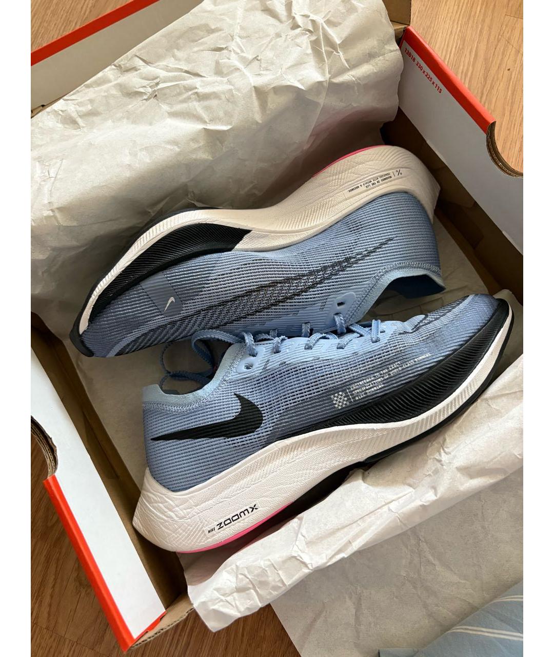 NIKE Голубые низкие кроссовки / кеды, фото 2