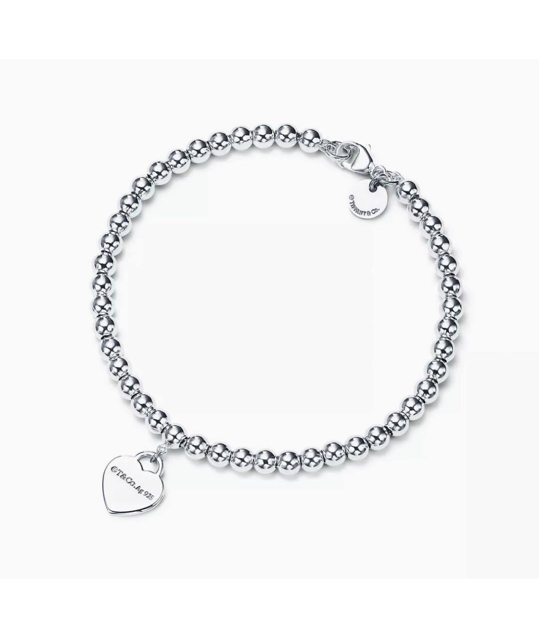 TIFFANY&CO Серебрянный серебряный браслет, фото 8