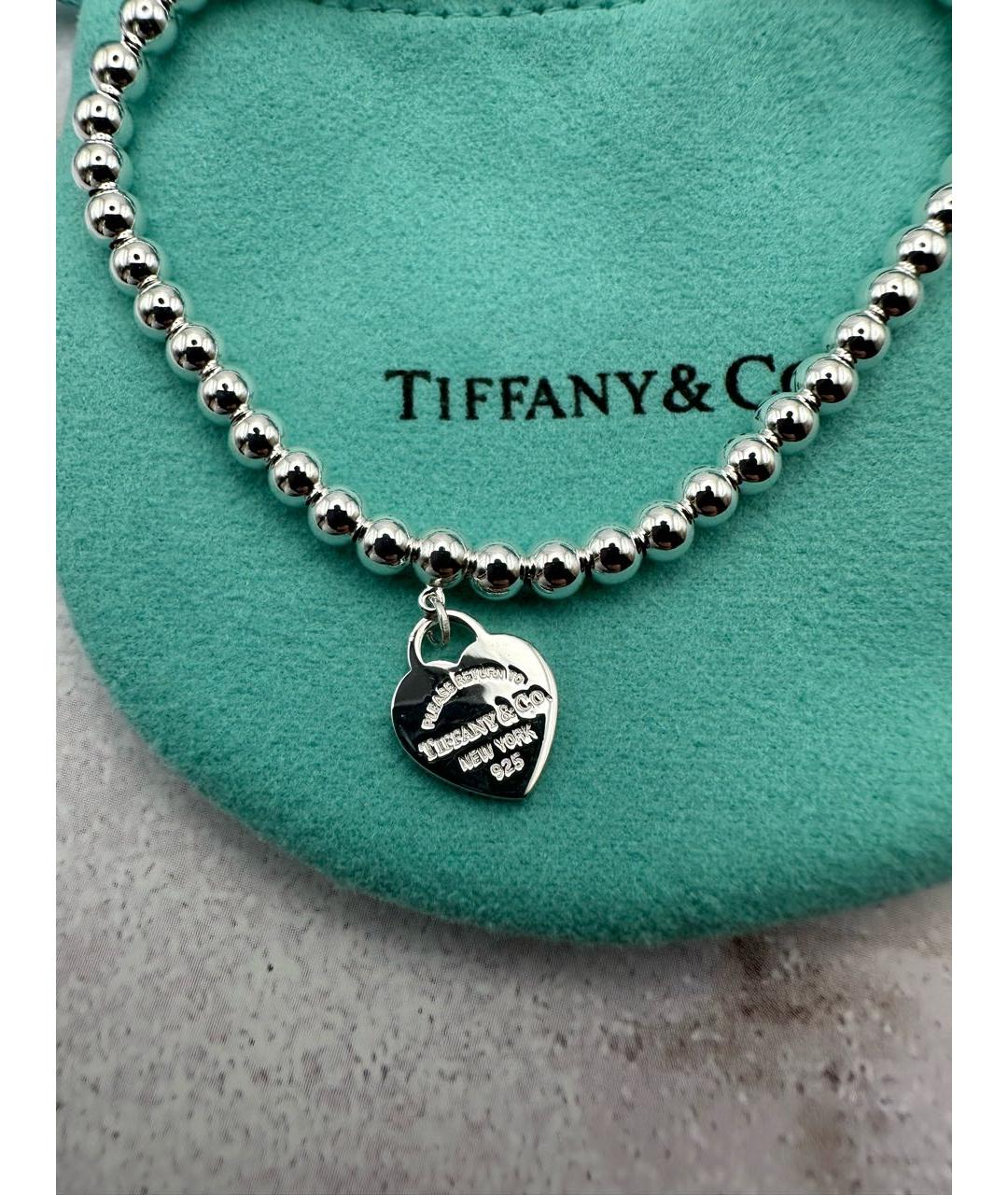 TIFFANY&CO Серебрянный серебряный браслет, фото 3