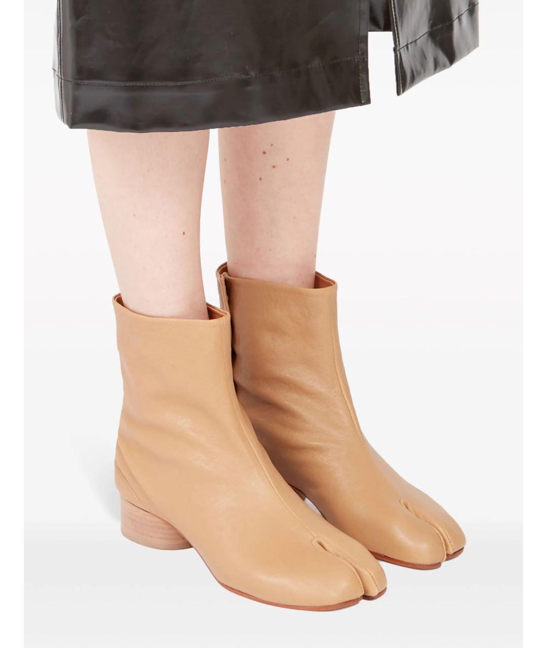 MAISON MARGIELA Кожаные сапоги, фото 6