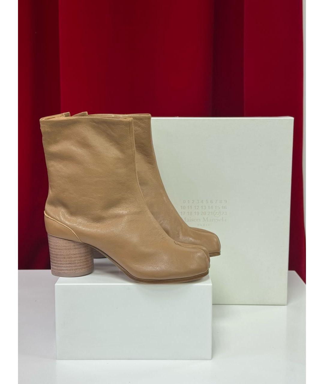 MAISON MARGIELA Кожаные сапоги, фото 7