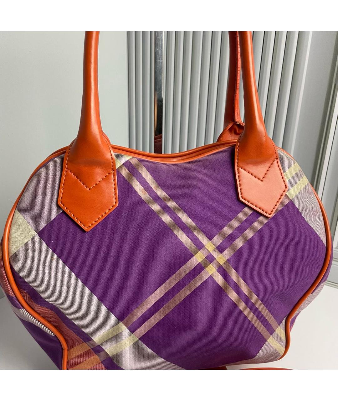 VIVIENNE WESTWOOD Оранжевая сумка с короткими ручками, фото 3