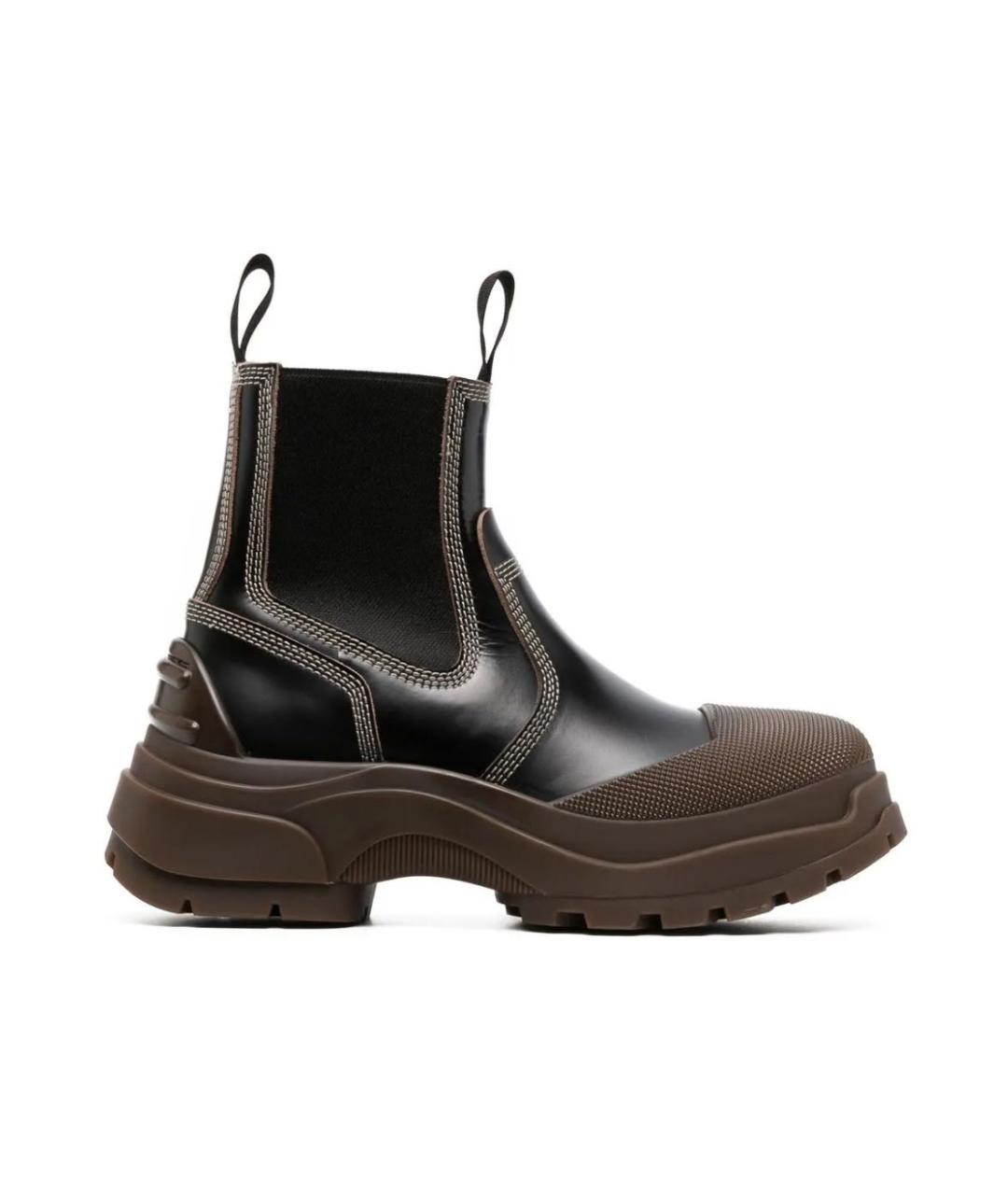 MAISON MARGIELA Черные высокие ботинки, фото 1