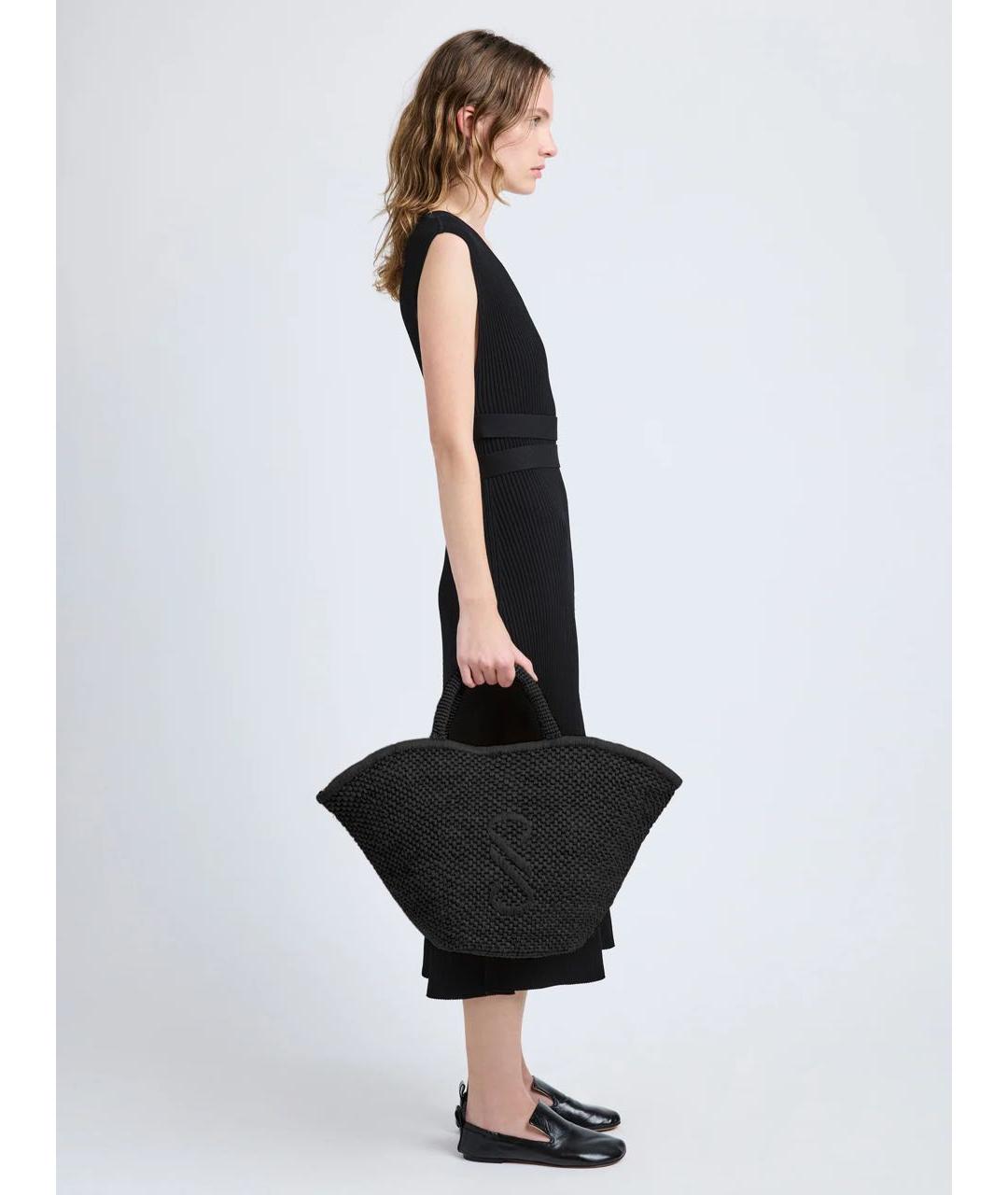 PROENZA SCHOULER Черная пелетеная сумка через плечо, фото 2