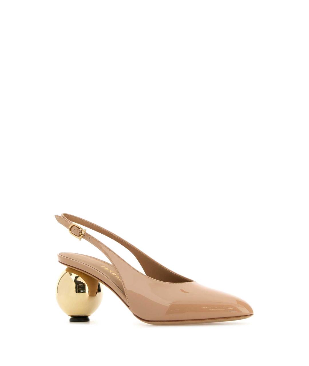 FERRAGAMO Розовые кожаные туфли, фото 2