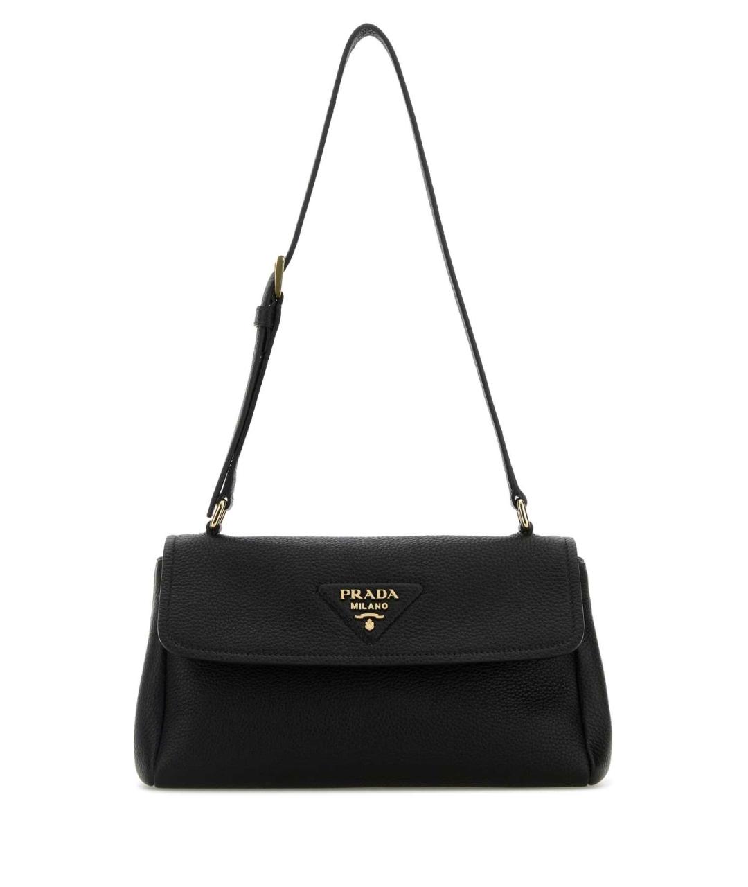 PRADA Черная синтетическая сумка через плечо, фото 1