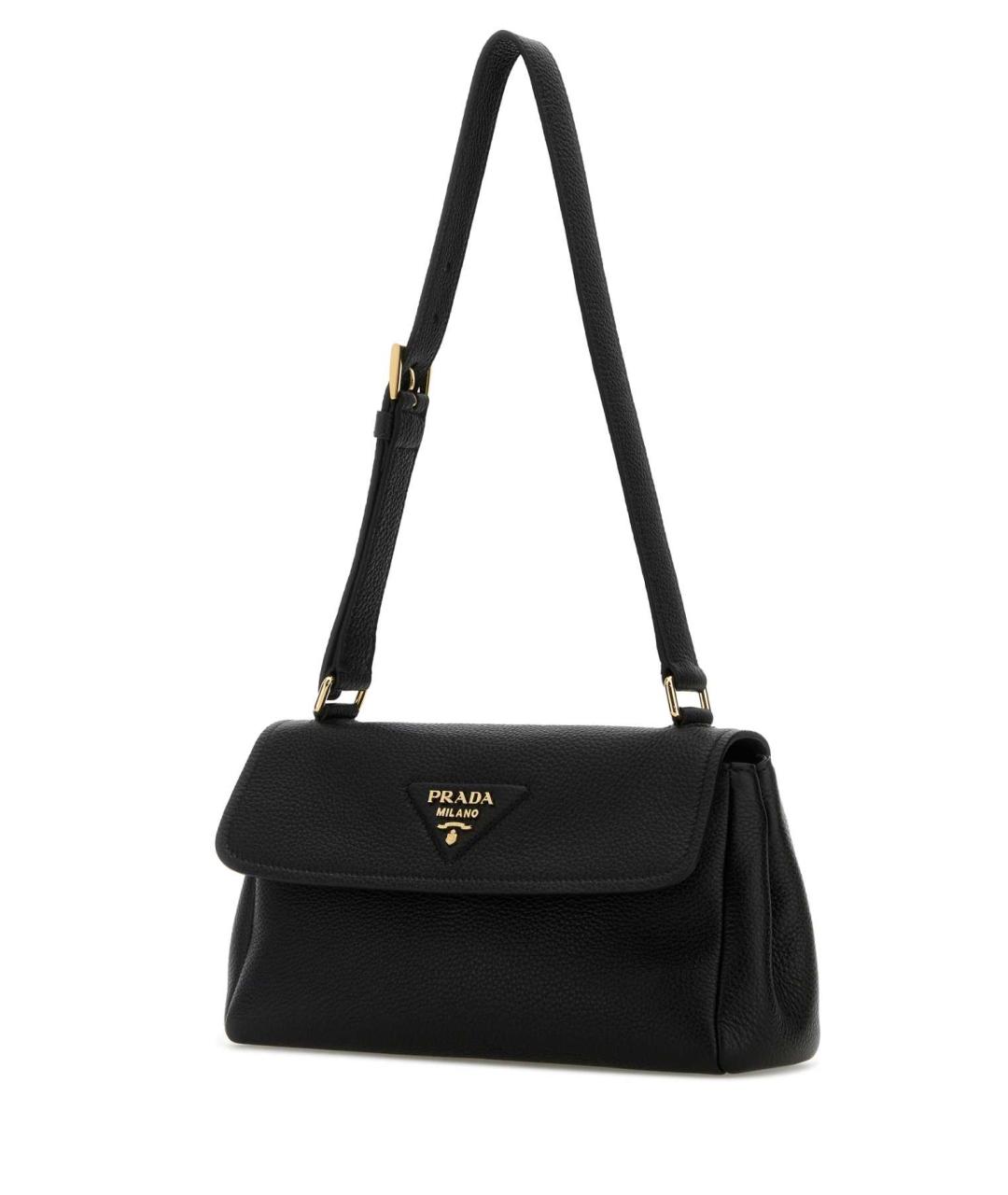 PRADA Черная синтетическая сумка через плечо, фото 2