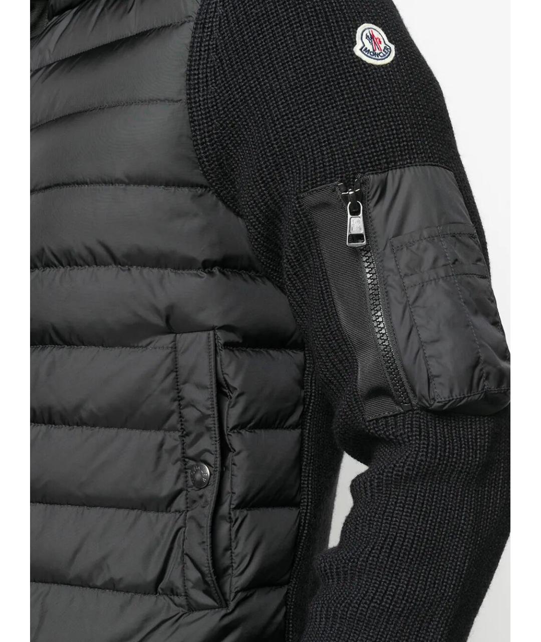 MONCLER Черная куртка, фото 5