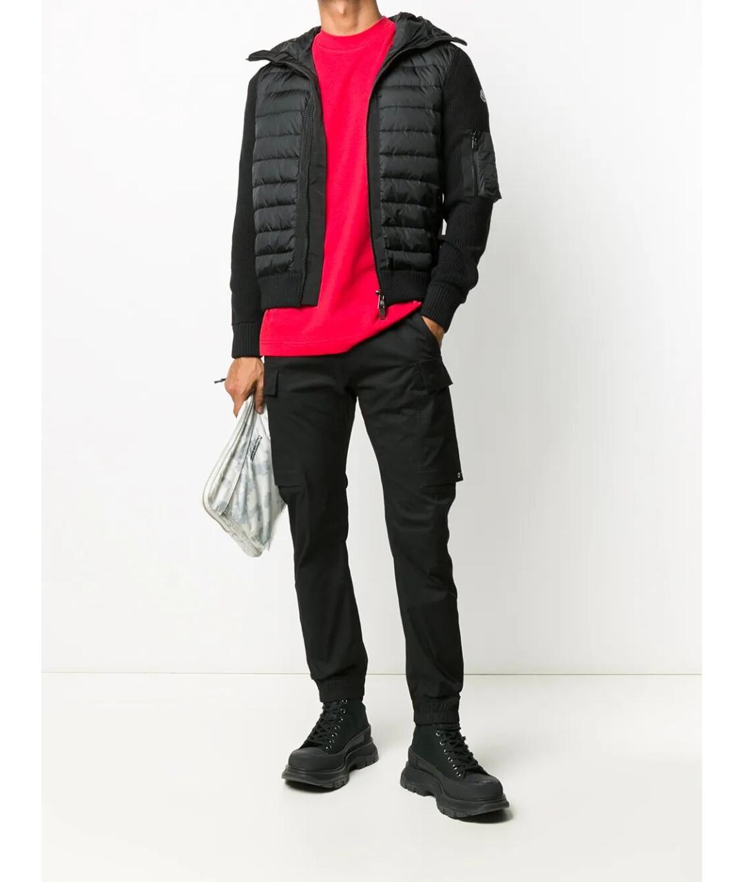 MONCLER Черная куртка, фото 2