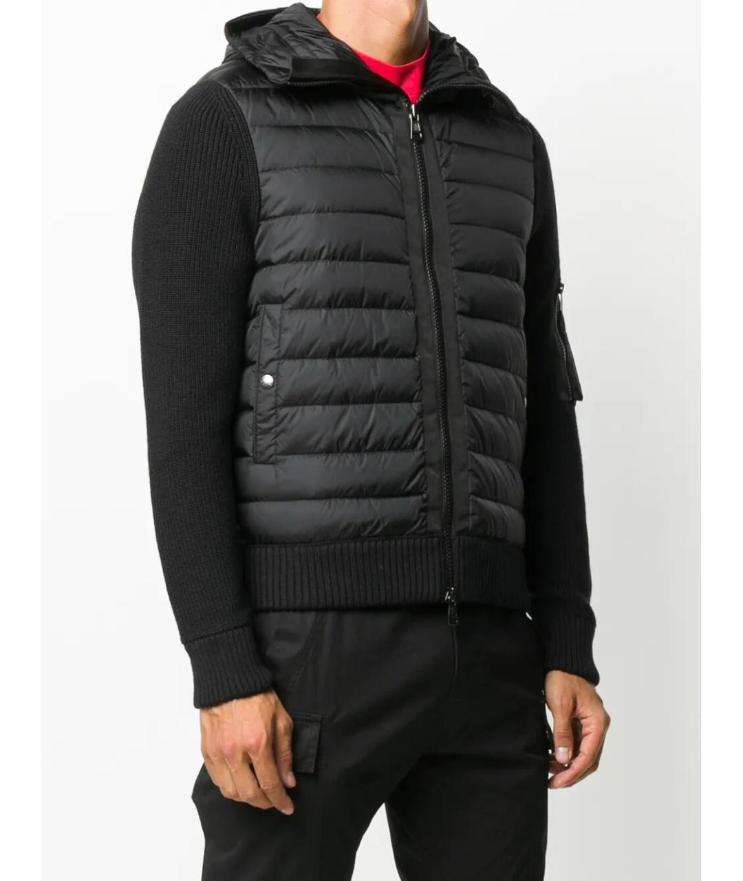 MONCLER Черная куртка, фото 4