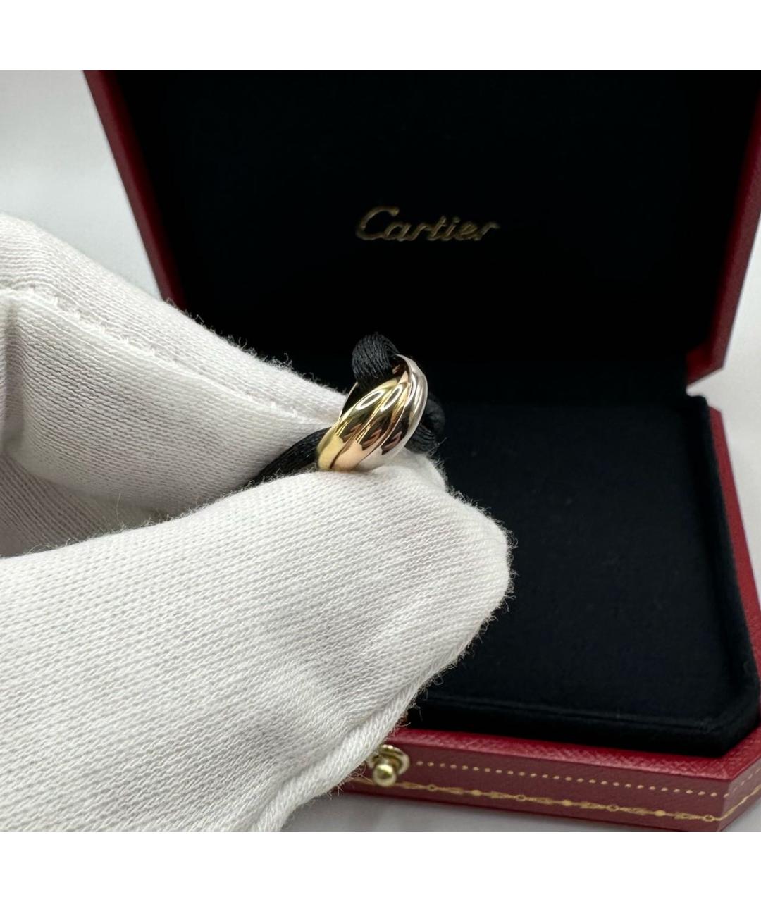 CARTIER Черный браслет из желтого золота, фото 4