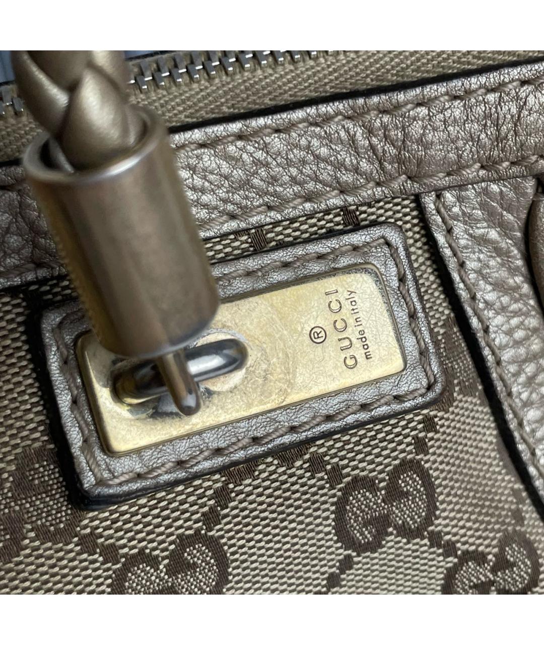 GUCCI Бежевая сумка с короткими ручками, фото 5