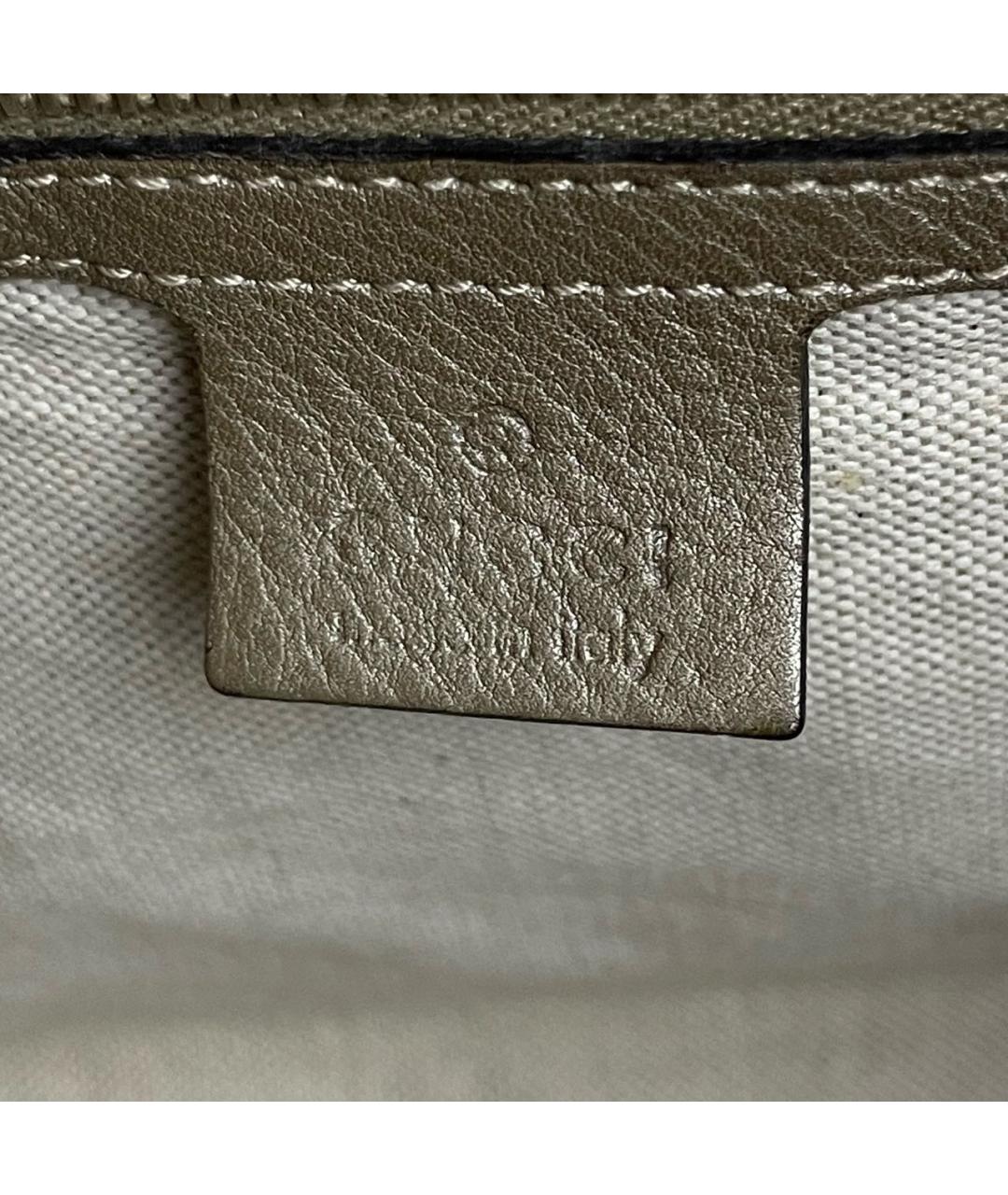 GUCCI Бежевая сумка с короткими ручками, фото 6