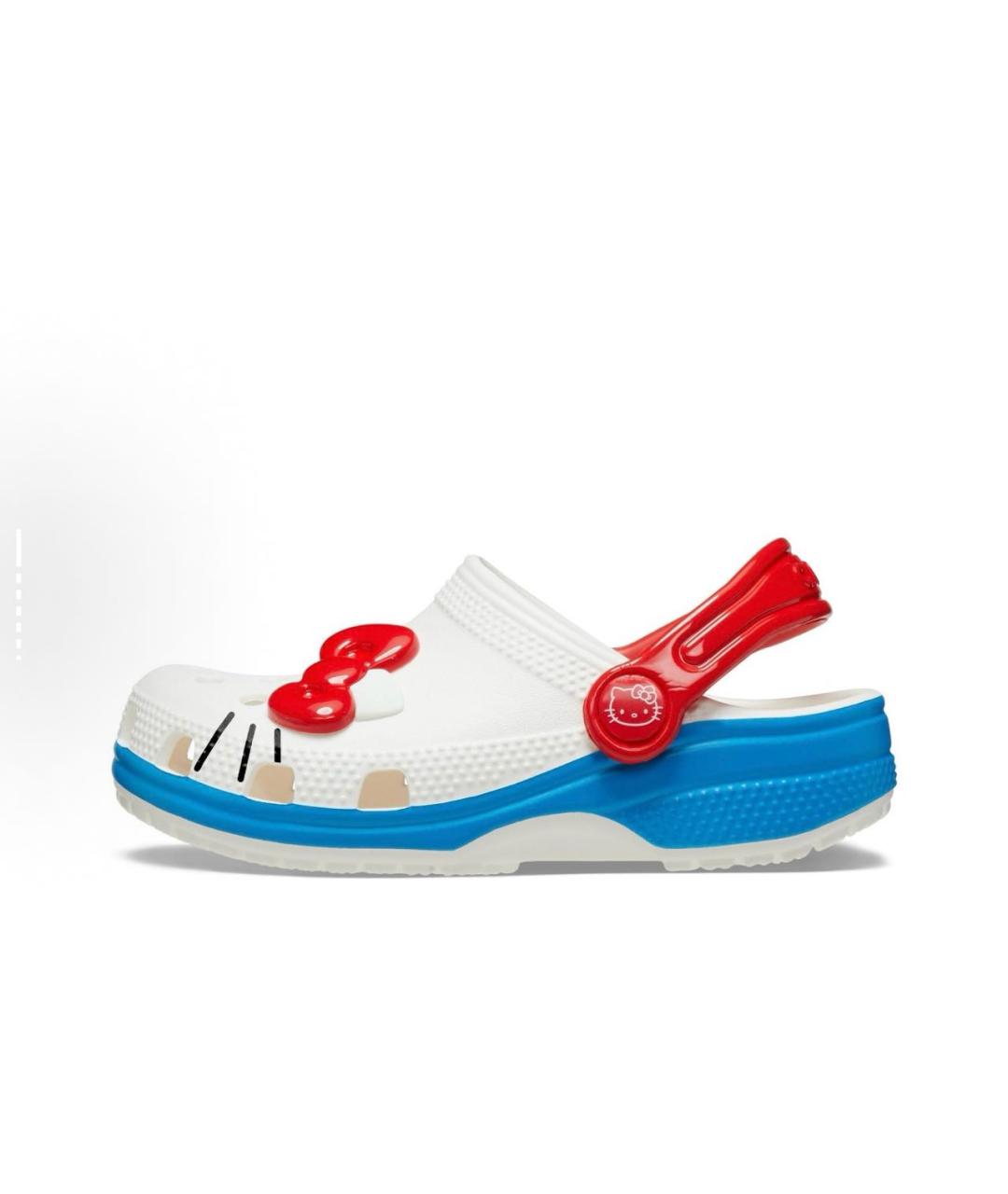 CROCS Белые резиновые сабо, фото 8