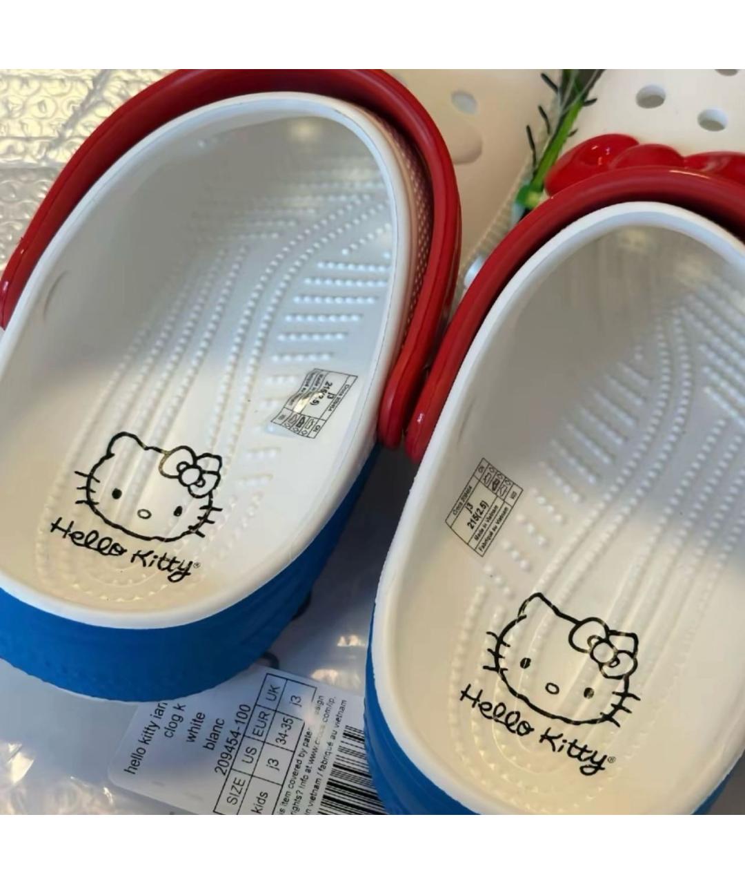 CROCS Белые резиновые сабо, фото 4