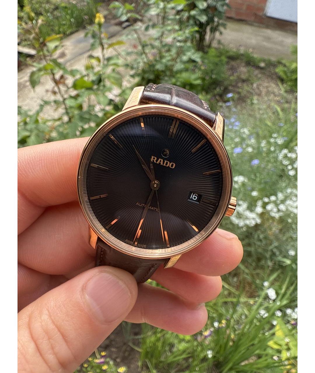 RADO Желтые часы, фото 5
