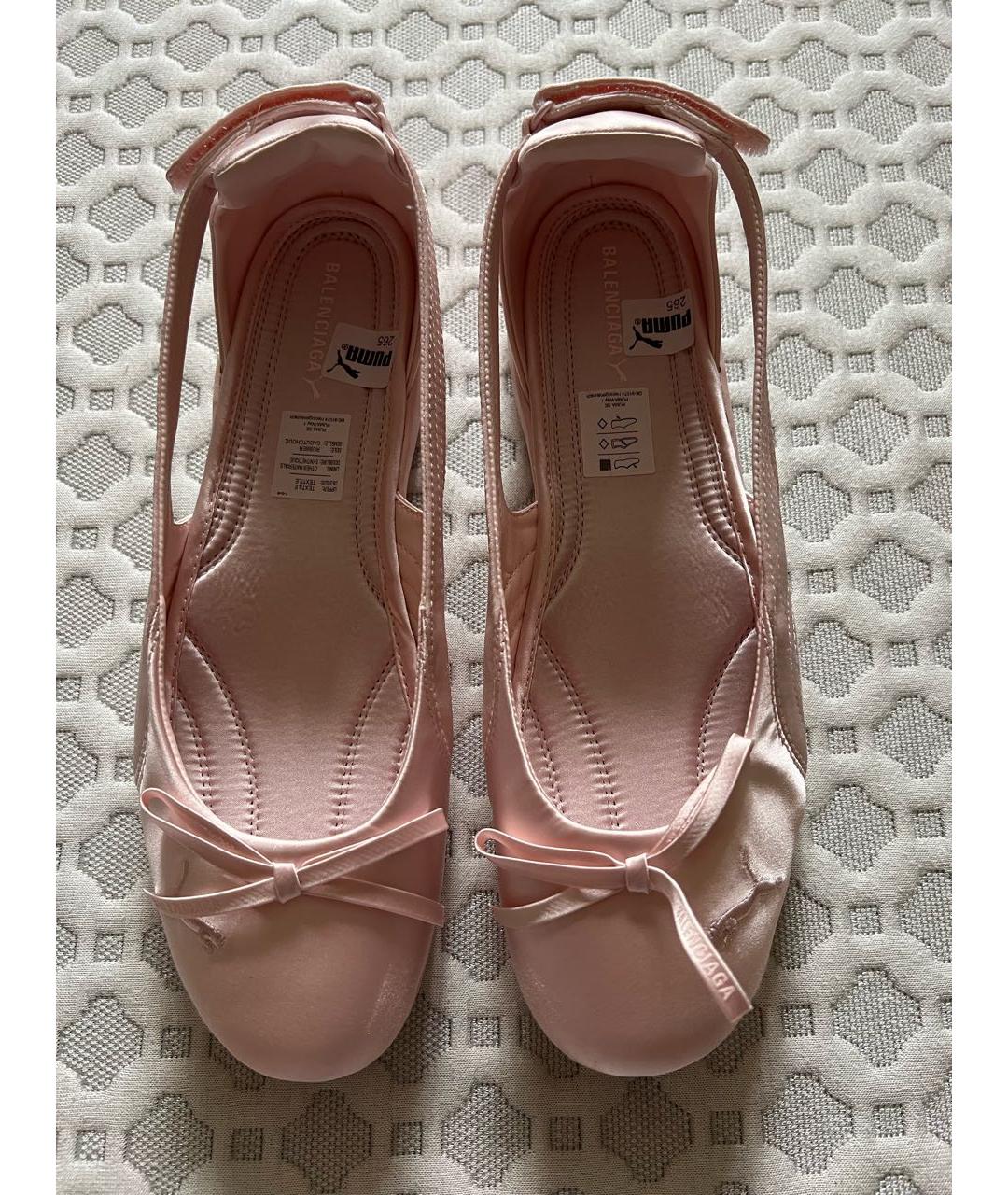 BALENCIAGA Розовые балетки, фото 2
