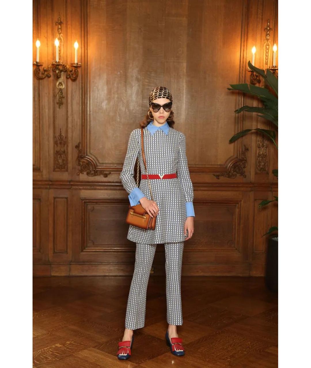 VALENTINO Коричневая кожаная сумка через плечо, фото 3