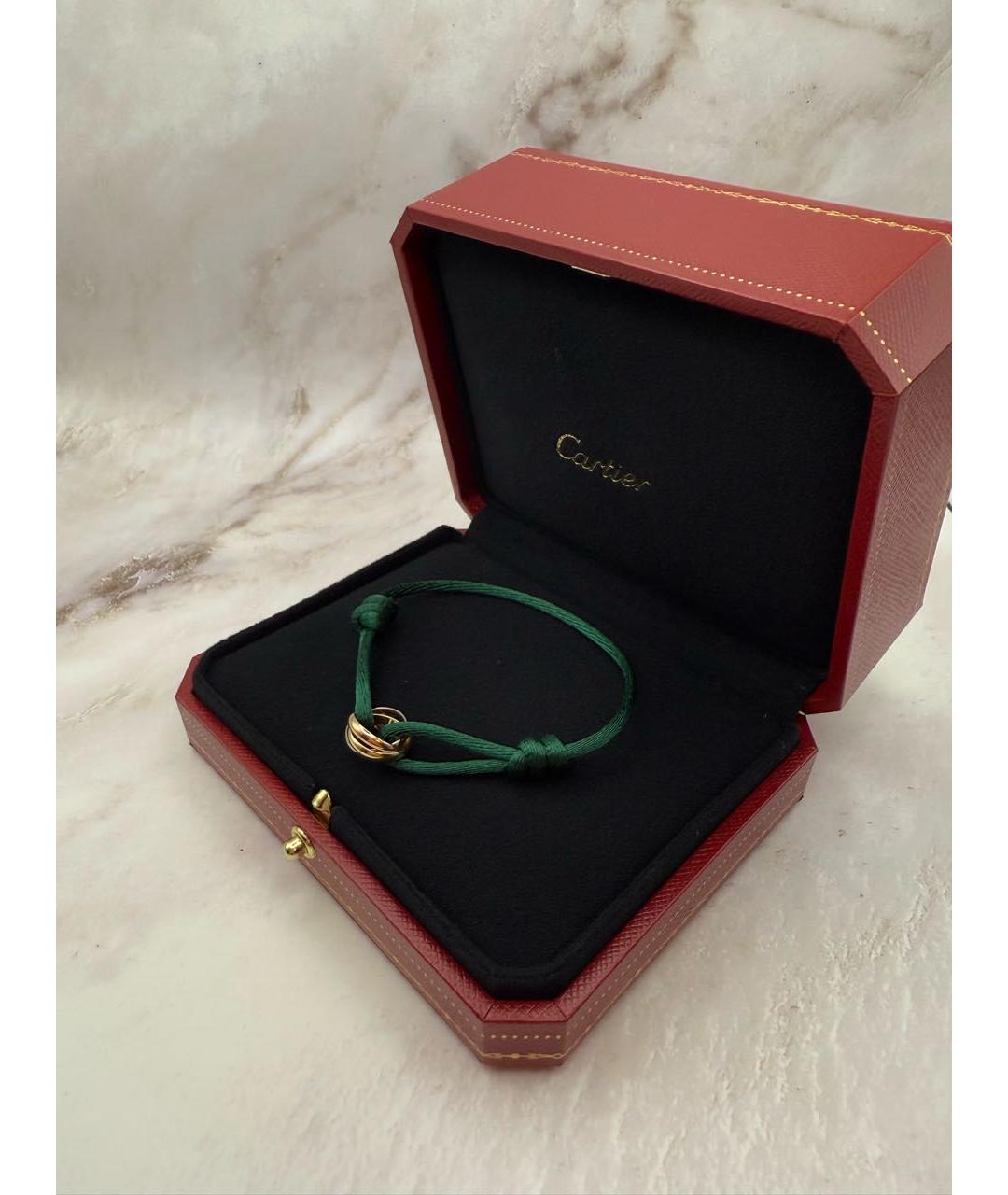 CARTIER Зеленый браслет из розового золота, фото 4