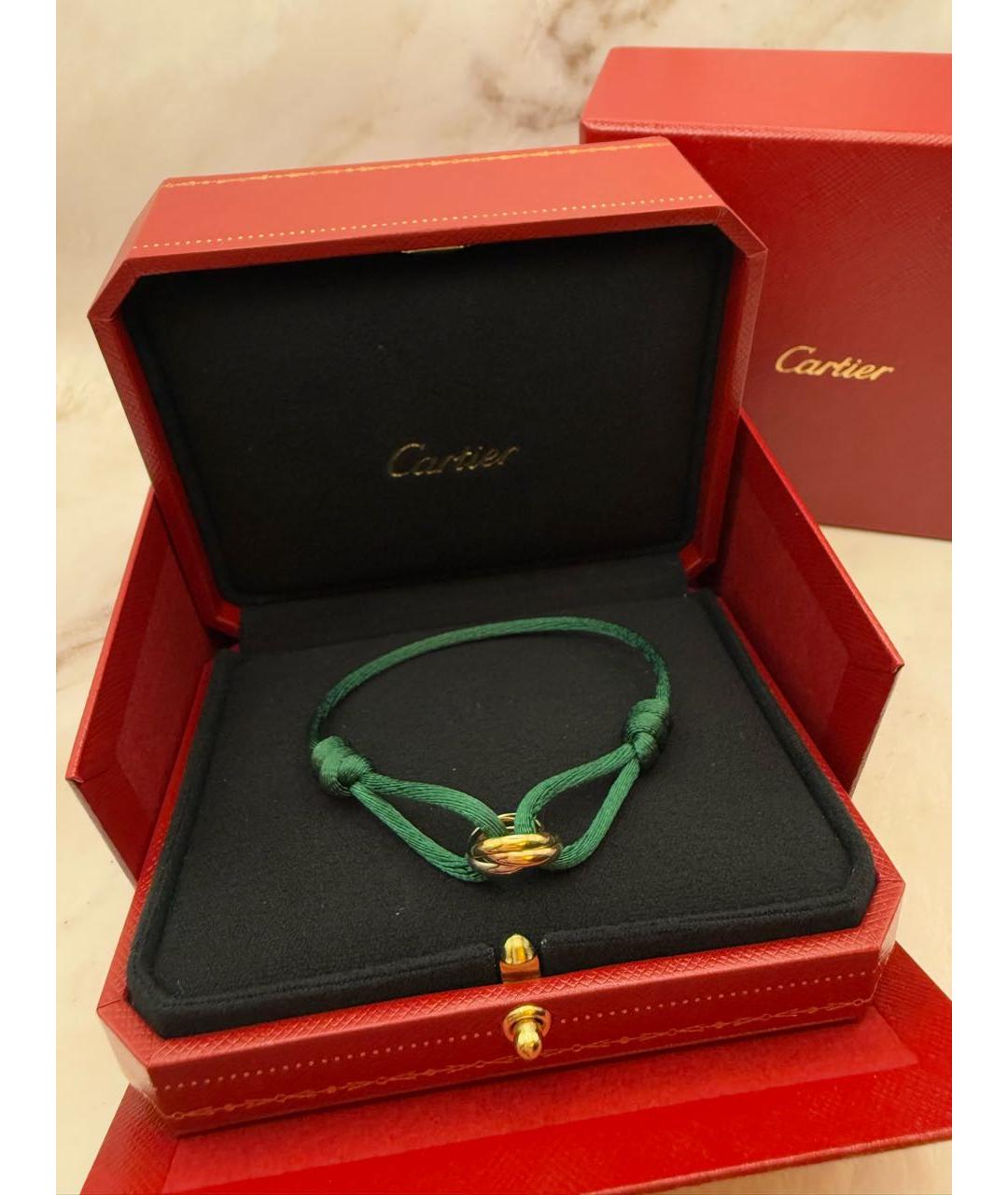 CARTIER Зеленый браслет из розового золота, фото 9