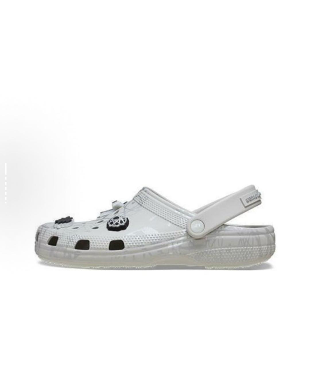 CROCS Серые резиновые шлепанцы, фото 6
