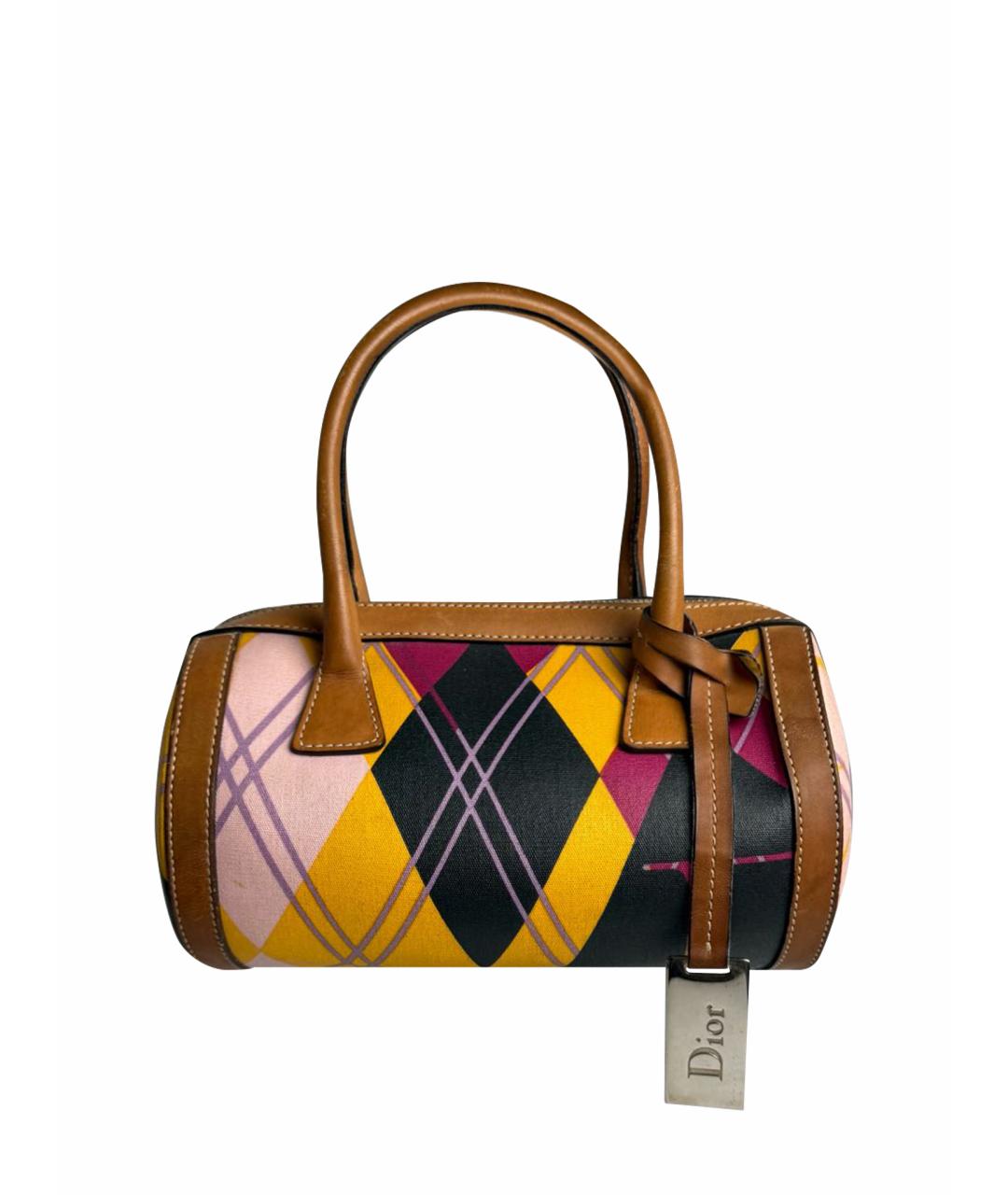 CHRISTIAN DIOR Мульти кожаная сумка с короткими ручками, фото 1