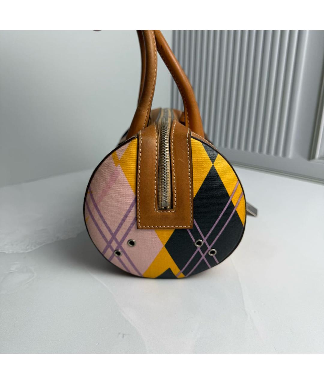 CHRISTIAN DIOR Мульти кожаная сумка с короткими ручками, фото 6