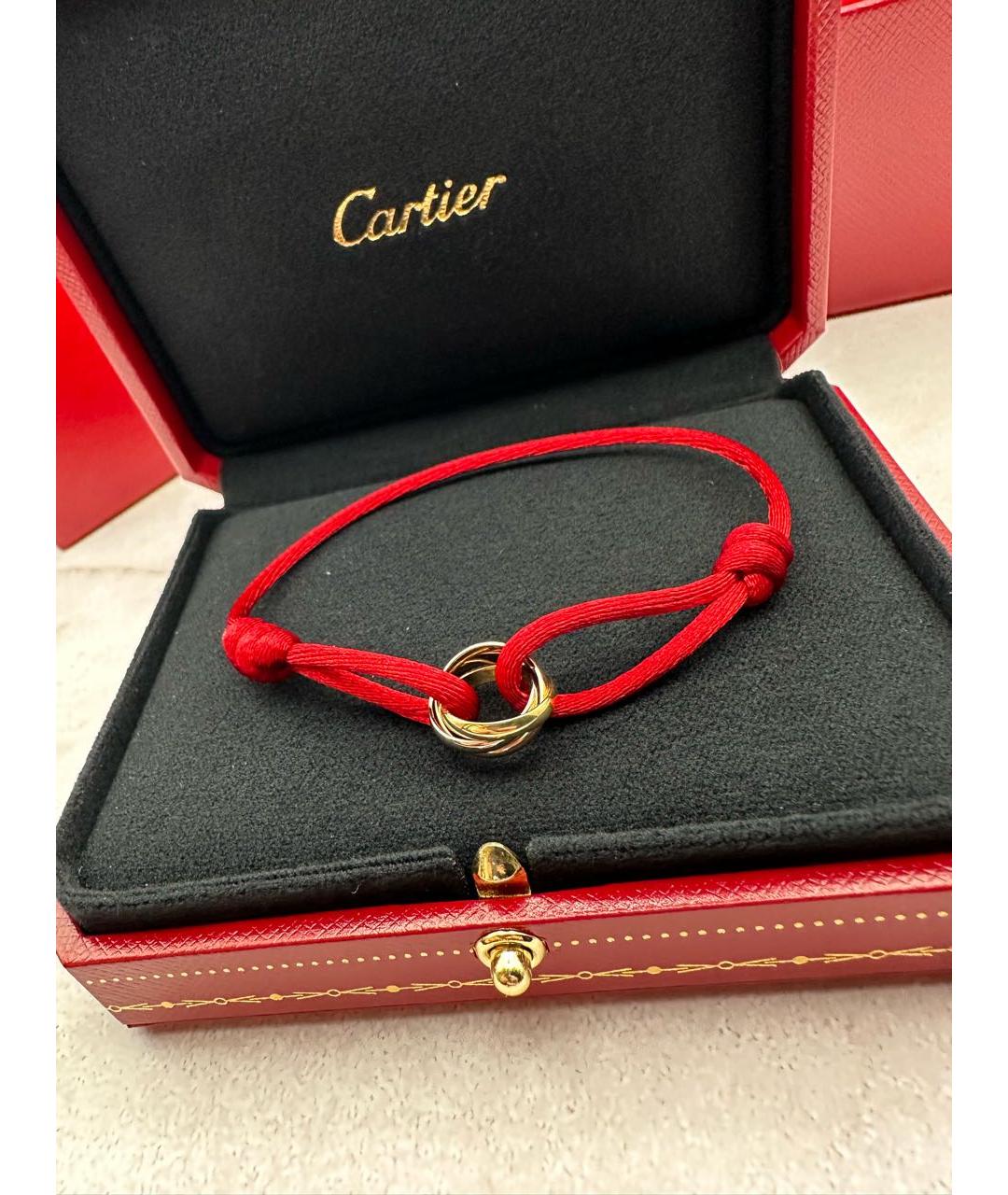 CARTIER Красный браслет из желтого золота, фото 2