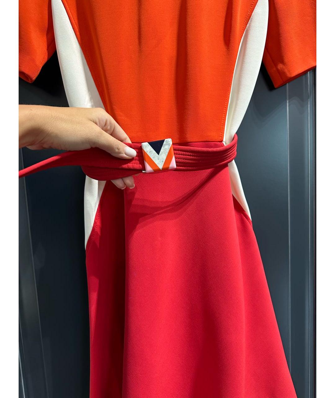 LOUIS VUITTON Красное повседневное платье, фото 4